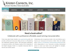 Tablet Screenshot of kristencorrects.com